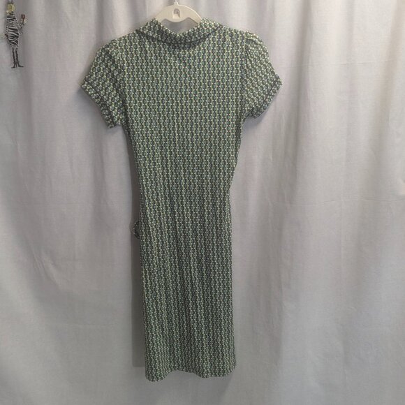 Louie Lucie Size Small Dress in Greens, Blue, and Cream - Picture 6 of 14